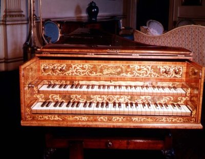 Harpsichord, by Jacob Kirckman, English, 1766 by English School